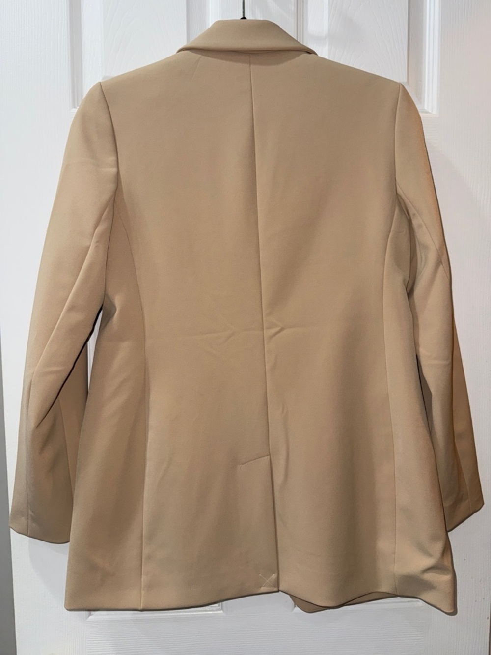 Express Beige Single-Button Blazer - Picture 3 of 5